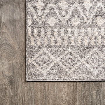 Ifrane Berber Geometric Stripe Area Rug